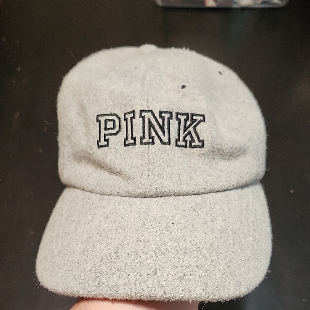 PINK Victoria's Secret Gray Cap